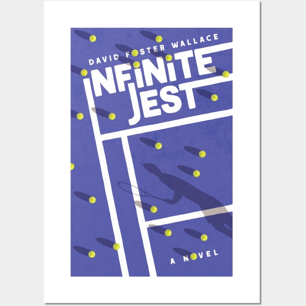 Infinite Jest alternative book cover Wall Art by chrisayerscreative